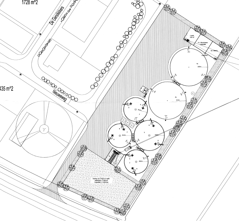 Nieuweweg plattegrond plan 2011