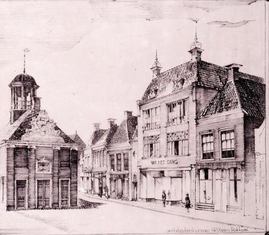 tekeningdoorarchitektGerritSTeenVanpandvandergangdokkum