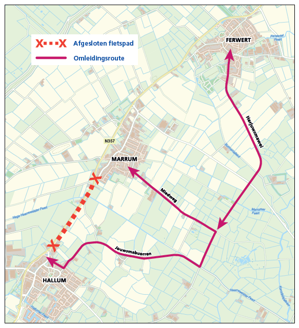 afsluiting fietspad