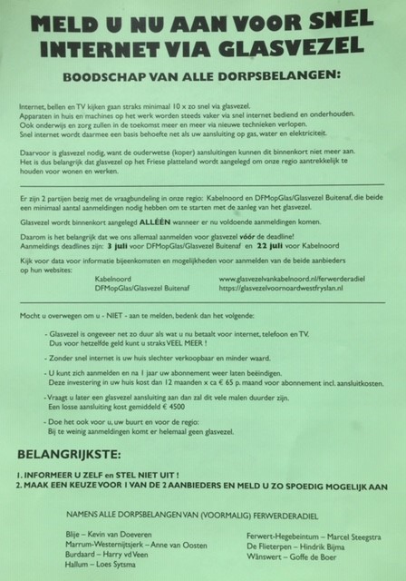 flyer glasvezel buitengebied