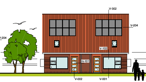 Marrum impressie 1 2pers woning Oudhuisterwegje