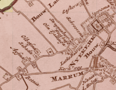 fragment Schotanuskaart 1718