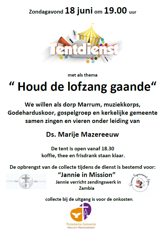 tentdienst Marrum 2023