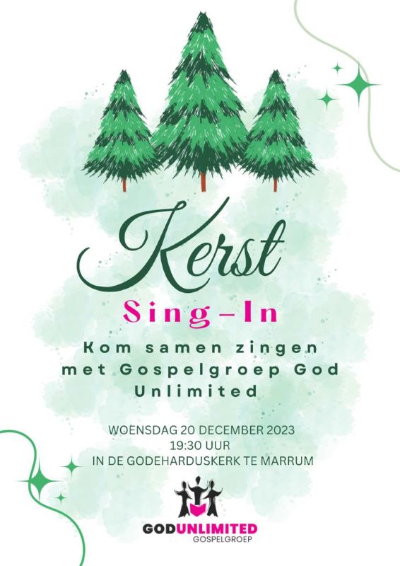 kerst singin marrum