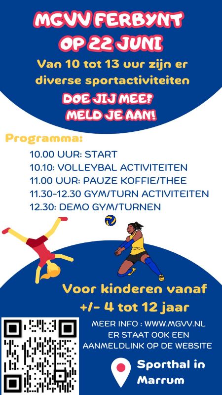 MGVV Ferbynt op 22juni