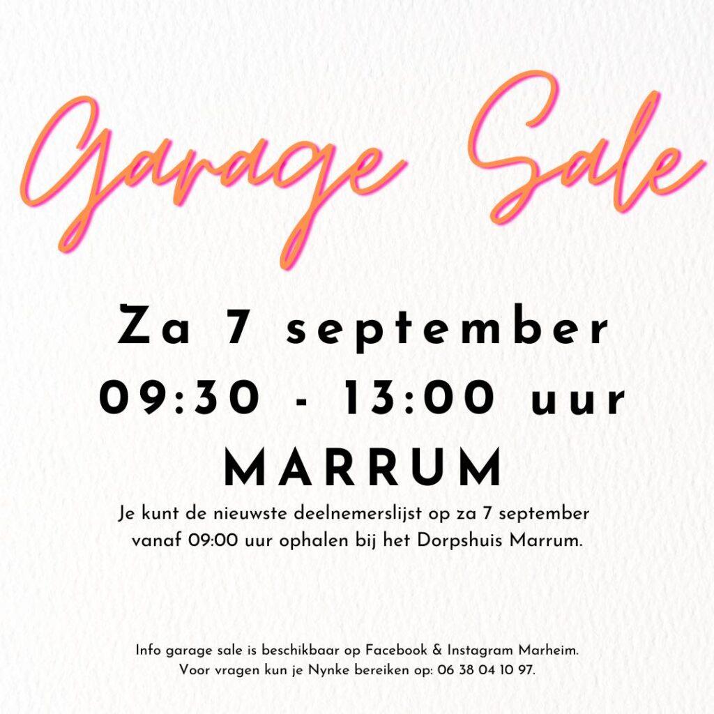 garagesale Marrum 2024 3