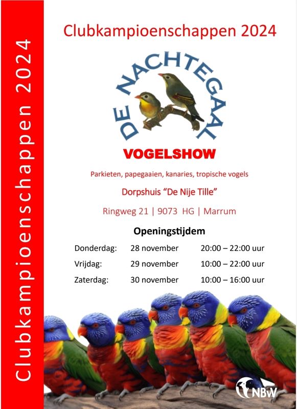 vogelshow marrum 2024