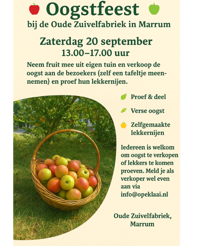 oogstfeest zuivelfabriek
