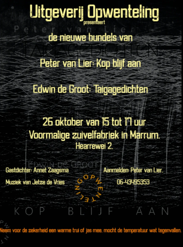 presentatie dichtbundels Marrum