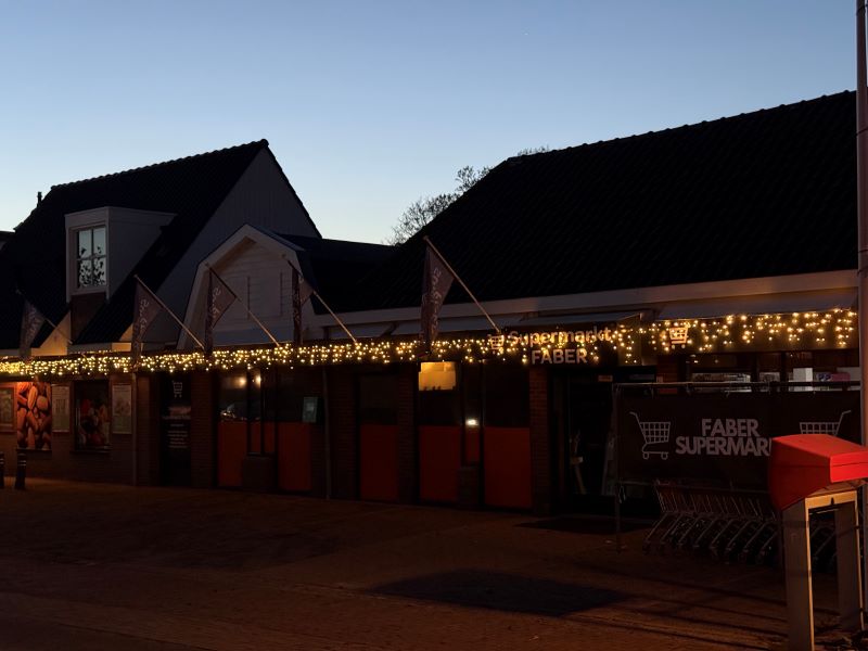 Supermarkt Faber moonlight shopping