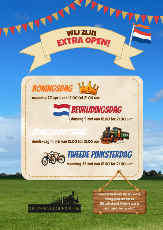 pannekoektrein extraopen
